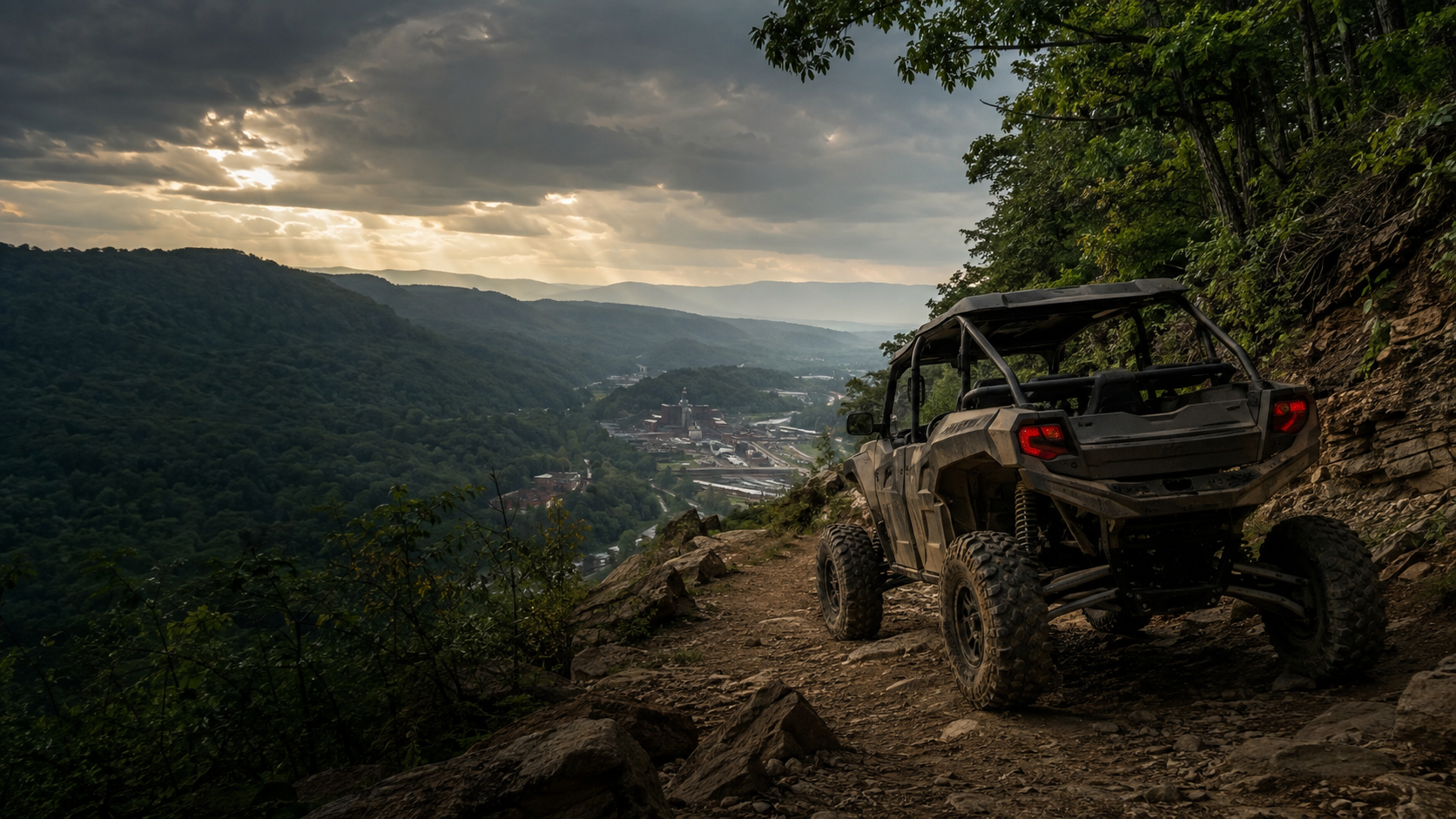 Buffalo Mountain Trail System in southern West Virginia