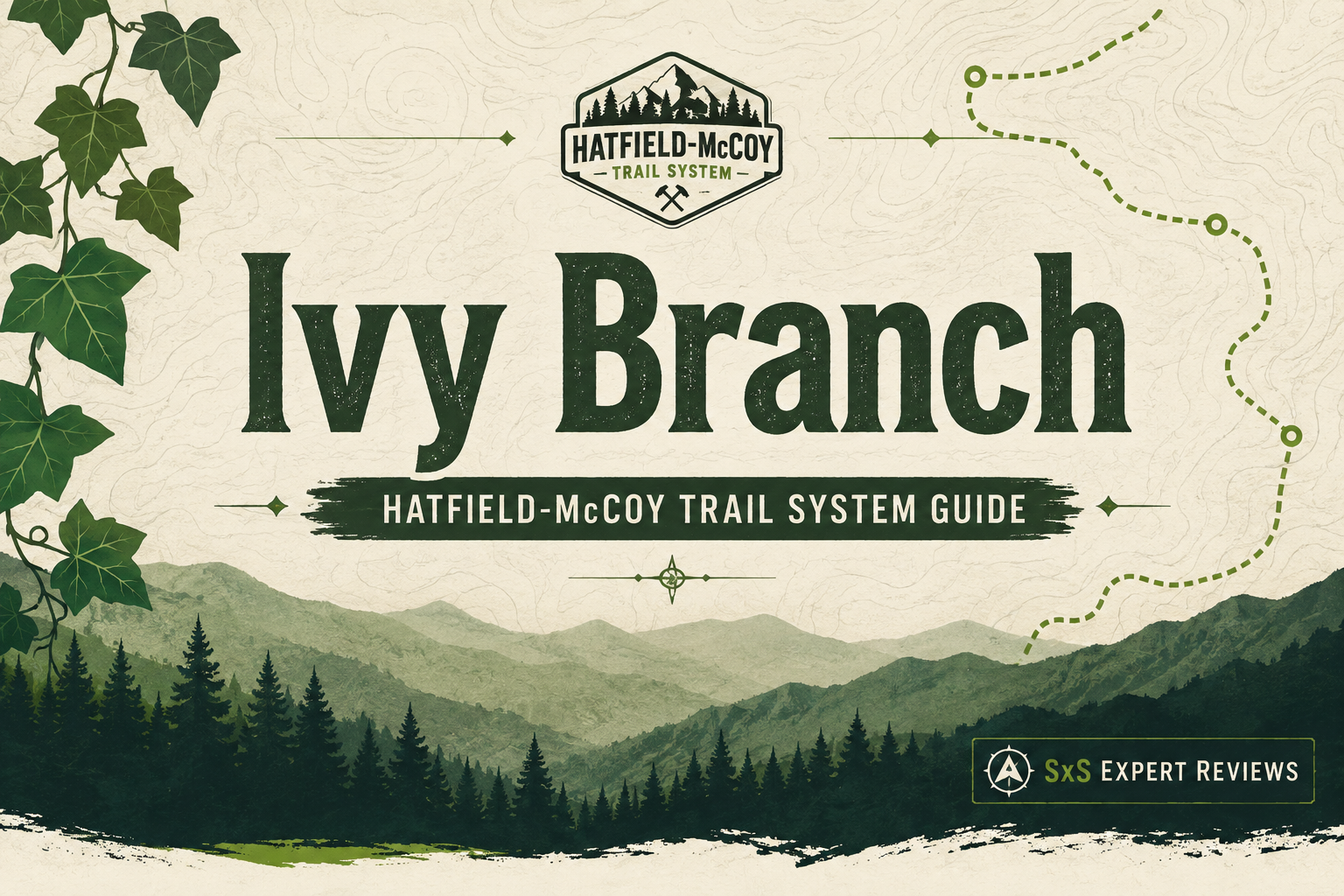 Branded Ivy Branch Hatfield-McCoy Trail System Guide graphic