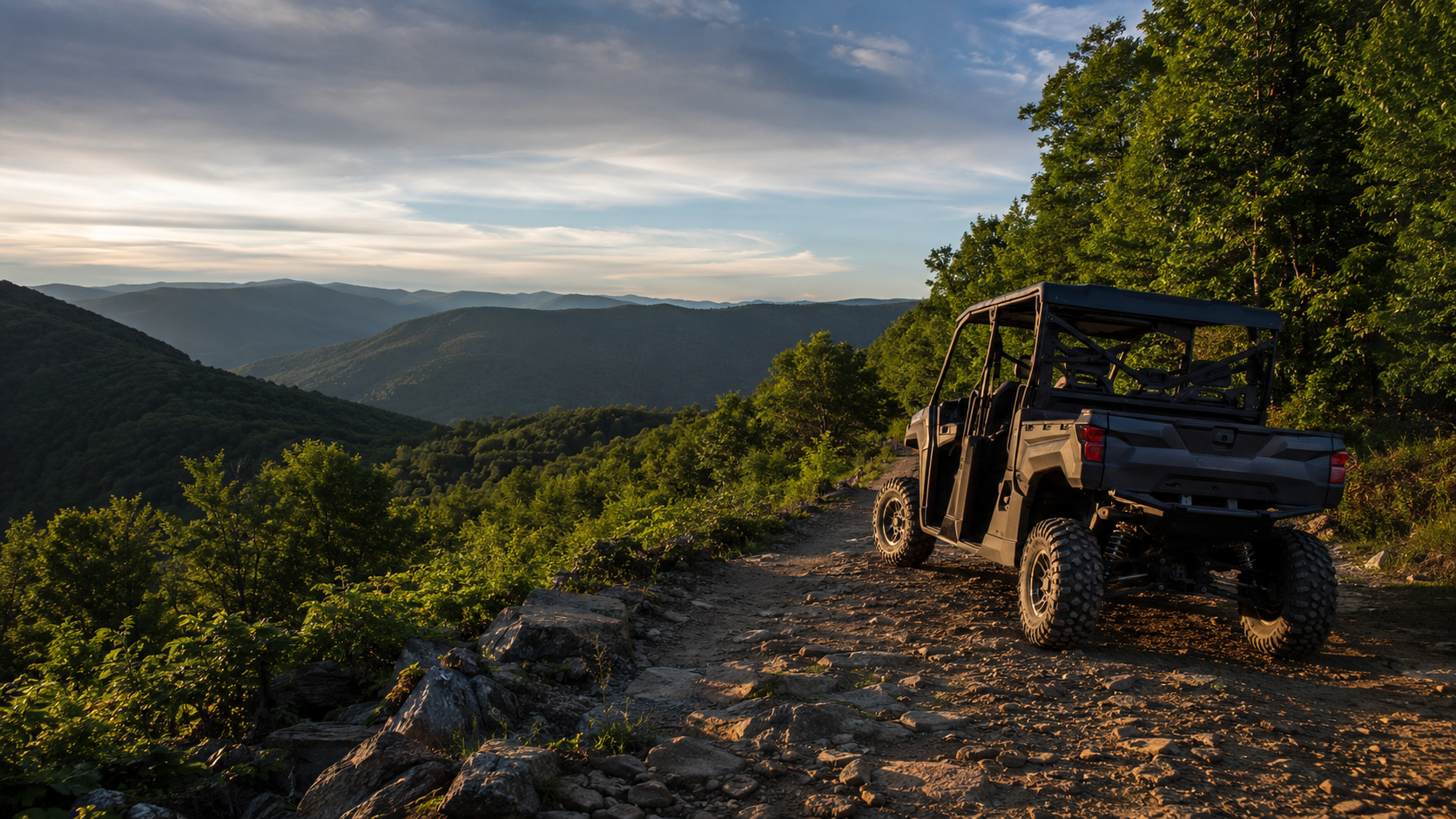 Pinnacle Creek Trail System in southern West Virginia